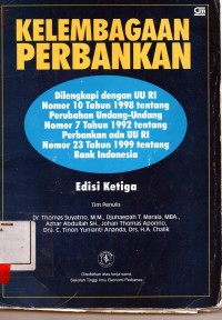 Image of Kelembagaan perbankan