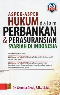 Image of Aspek-Aspek Hukum dalam Perbankan & Perasuransian Syariah Di Indonesia