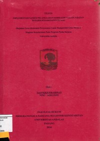 Image of Implementasi Sanksi Pelanggaran Kode Etik dalam Jabatan Notaris Di Kabupaten Bongo
