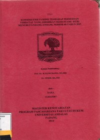 Image of Konsekuensi Yuridis Terhadap Perseroan Terbatas Yang didirikan Oleh Suami Istri Menurut Undang-Undang Nomor 40 Tahun 2007