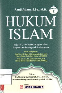 Image of Hukum islam; sejarah, perkembangan, dan implementasinya di Indonesia