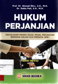 Image of Hukum perjanjian; penjelasan makna pasal pasal perjanjian bernama dalam KUH Perdata (BW)