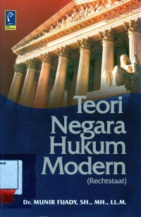 Image of Teori negara hukum modern (rechtstaat)
