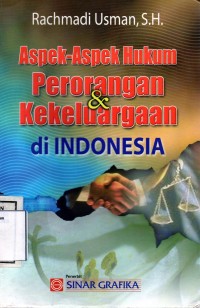 Image of Aspek - Aspek Hukum Perorangan & Kekeluargaan di Indonesia