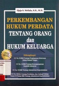 Image of Perkembangan hukum perdata tentang orang dan hukum keluarga