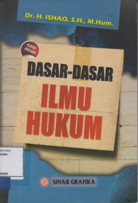 Image of Dasar-Dasar Ilmu Hukum