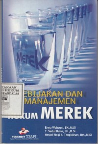 Image of Kebijakan Dan Manajemen Hukum Merek