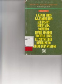 Image of Memoar senarai kiprah sejarah; diangkat dari majalah Tempo; buku ketiga