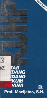 Image of KUHP ( Kitab Undang - Undang Hukum Pidana )