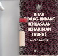 Image of Kitab undang undang kekuasaan kehakiman (KUKK)