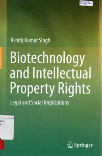 Image of Biotechnology and intellectual property rights; legal and social implications