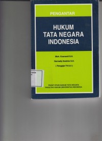 Image of Pengantar hukum tata negara Indonesia