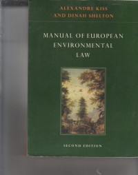 Image of Manual Of European Environmental Law