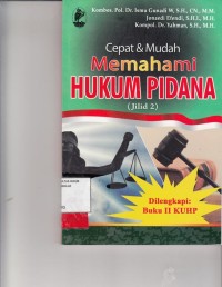 Image of CepaT & Mudah memahami hukum pidana (Jilid 2)