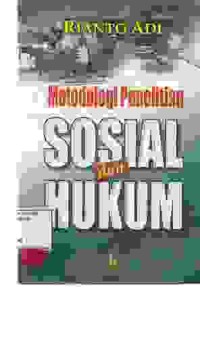 Image of Metodologi Penelitian Sosial dan Hukum