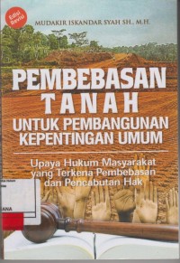 Image of Pembebasan tanah untuk pembangunan kepentingan umum