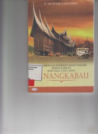 Image of Implementasi pemerintahan nagari berdasarkan hak asal usul adat Minangkabau