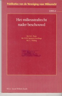 Image of Het Milieustrafrecht