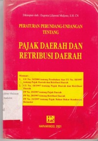 Image of Peraturan perundangan undangan tentang Pajak Daerah dan Restribusi Daerah