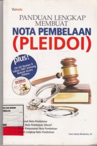 Image of Panduan Lengkap Membuat Nota Pembelaan (Pledoi)