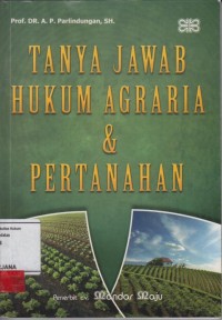 Image of Tanya jawab hukum Agraria & pertanahan