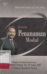 Image of Hukum Penanaman Modal