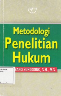 Image of Metodologi Penelitian Hukum