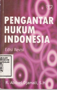 Image of Pengantar Hukum Indonesia
