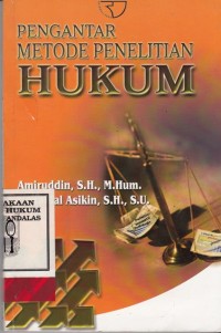 Image of Pengantar Metode Penelitian Hukum