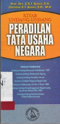 Image of Kitab Undang - Undang Peradilan Tata Usaha negara