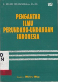 Image of Pengantar Ilmu Perundang - Undangan Indonesia