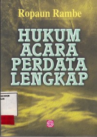 Image of Hukum Acara Perdata Lengkap