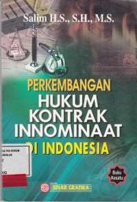 Image of Perkembangan Hukum Kontrak Innominaat di Indonesia
