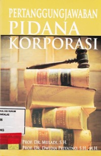 Image of Pertanggung Jawaban Pidana Korporasi