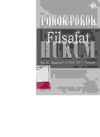 Image of Pokok-Pokok Filsafat Hukum Apa dan Bagaimana Filsafat Hukum Indonesia