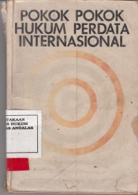 Image of Pokok pokok hukum perdata Internasional Indonesia