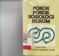 Image of Pokok pokok Sosiologi hukum