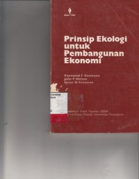 Image of Prinsip Ekologi Untuk Pembangunan Ekonomi