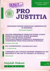 Image of Pro Justitia