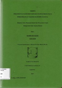Image of Perlindungan konsumen songket pandai sikek pasca perkembangan teknologi pembuatannya