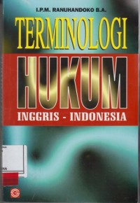 Image of Terminologi Hukum Inggris-Indonesia