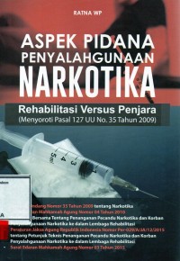 Image of Aspek pidana penyalahgunaan narkotika