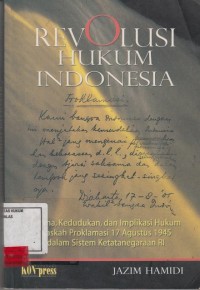 Image of Revolusi Hukum Indonesia