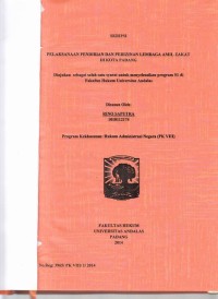Image of pelaksanaan pendirian dan perizinan lePmbaga amil zakat di kota Padang