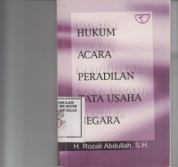 Image of Hukum Acara Peradilan Tata Usaha Negara