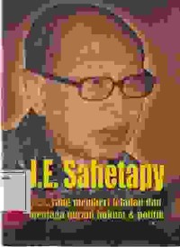 Image of JE Sahetapy; yang memberi teladan dan menjaga nurani hukum & Politik