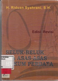 Image of Seluk Beluk dan asas asas hukum perdata