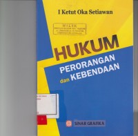 Image of Hukum Perorangan dan kebendaan