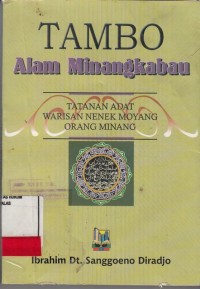 Image of Tambo Alam Minangkabau: Tatanan Adat Warisan Nenek Moyang Orang Minang
