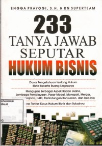 Image of 233 Tanya Jawab Seputar Hukum Bisnis